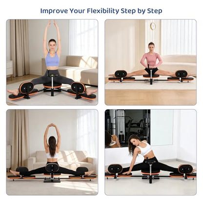 Leg Stretcher,220lbs Heavy Leg Stretch Machine,200° Adjustable Split Machine for Ballet,Home Gym Leg Stretching Training Machine, Suitable for Ballet, Dance, Yoga, Home Gym Dedicated
