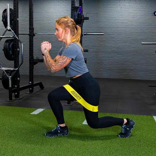 Serious Steel Fitness Fabric Mini Loop Non-Slip Resistance Band Set | Warm-Up, Physical Therapy, Glute Training, Speed and Agility Exercise Bands - color: Level 1 - X-Light (Yellow)