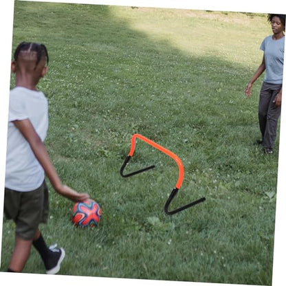 BESPORTBLE Adjustable Speed Hurdles Set for Football Training 2-Stage Height Mini Agility Hurdles