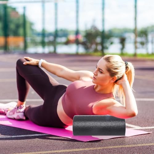Half Round Foam Roller – 30x15x7.5cm, Muscle Restoration Support, Balance Alignment Training | for Lower Body Stretching, Upper Limb Conditioning, Core Stability Exercises,