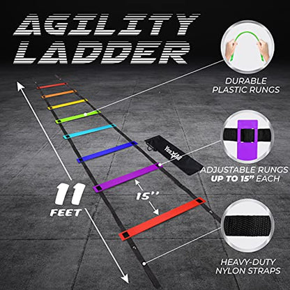 Yes4All Deluxe 36" Red Tricep Rope with Carabiner, Exercise Machine Attachments, Pulley System Pull Down Rope, LAT Cable Attachment for Row Machine & Cable Machine