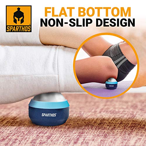 Sparthos Cold Ice Massage Roller Ball, Cryosphere Massager -Blue-60mm - color: Denim Blue, style: 60mm (Pack of 1)