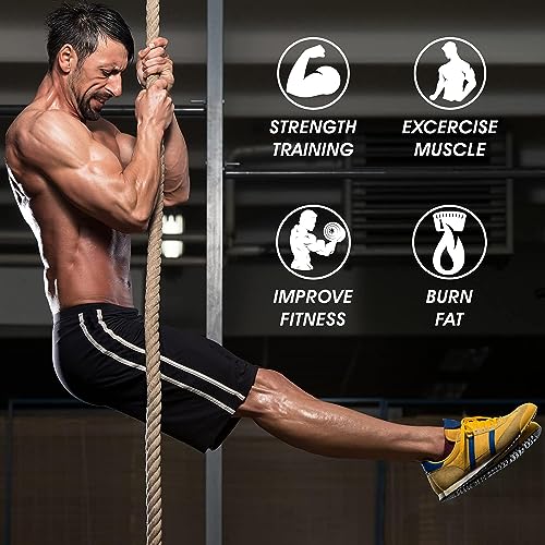 Yes4All Gym Climbing Rope for Fitness & Strength Training, Climbing Exercises & Home Workouts