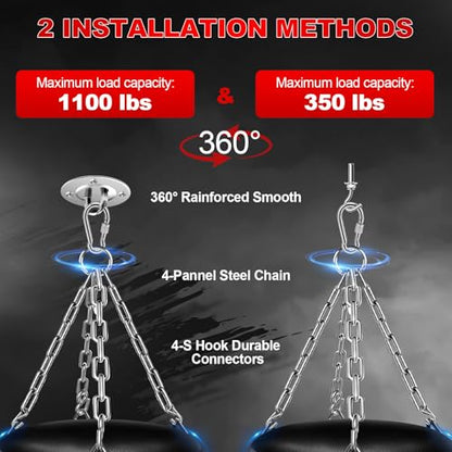 Punching Bag for Adults, 4FT PU Heavy Boxing Bags with Chain Ceiling Hook, Hanging Boxing Bag for Kickboxing Muay Thai Karate Judo Taekwondo Home Gym Training, Unfilled - style: Fighter