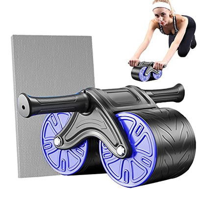 Ab Wheel Roller, Abdominal Exercise Roller - Automatic Rebound Core Strength Roller for Beginners,Fitness Machine, Abdominal Exercise Equipment for Women and Men Core Strength Training