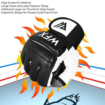 WFX Punch Bag Boxing Gloves Karate Mitts MMA Body Combat Taekwondo Training Martial Art Fighting Grappling Muay Thai TKD MMA Synthetic - size: Small