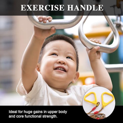 DECHOUS Exercise Rings with Straps for Indoor Training 120kg Loadable