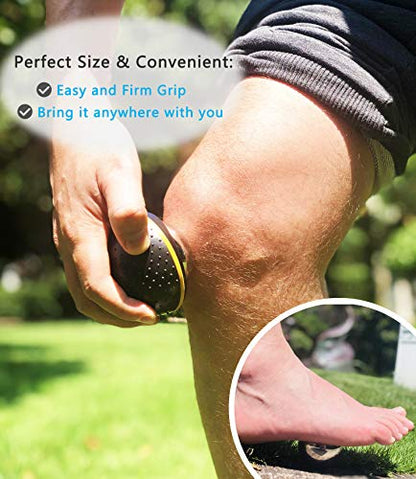 gogogox Cryosphere Cryo Cold Massage Roller Ball, 60mm Ice Roller for Sore Muscle Relief - Plantar Fasciitis Deep Tissue Massager, Cold Therapy Non Electric Hand Held Foot Hip Leg Massage Ball Roller