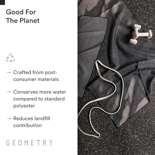 GEOMETRY Gym Towels for Working Out - Compact & Quick Dry, Super Absorbent Double-Sided Microfiber Sweat Towel - Premium Microfiber for Gym - Lavender Nights, 16" x 30", 1 Piece