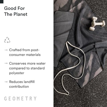 GEOMETRY Gym Towels for Working Out - Compact & Quick Dry, Super Absorbent Double-Sided Microfiber Sweat Towel - Premium Microfiber for Gym - Lavender Nights, 16" x 30", 1 Piece