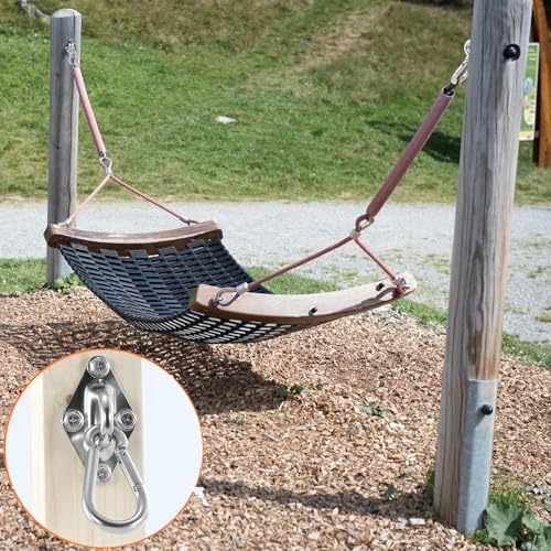 1700 lbs Capacity 2PCS 3.91in 304 Stainless Steel Pad Eye Hooks,2PCS 3.92in Snap Hooks, 8PCS Heavy Duty Screws for Hammock Hanging,Swing Hanging,Wall and Ceiling Mount,Indoor and Outdoor - style: 3.92 Inches Heavy Duty Pad Eye Hooks with Snap Hooks
