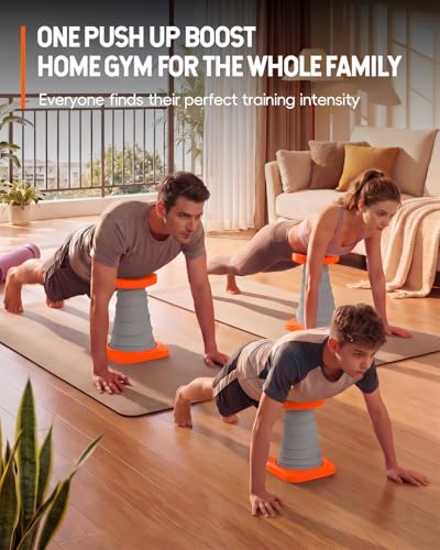 Push Up Trainer for Beginners, Push Up Assist Device with Waist &Core Support, Reduces Body Weight Load, Push Up Helper for Home Chest Workout, Upper Body Strength Training Equipment