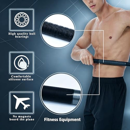 Muscle Roller Massage Stick for Legs Massager Roller-Calf Roller Deep Tissue Release Muscle Soreness, Trigger Points for Legs, Neck, Calves, Thighs, Shins, Back - color: Black