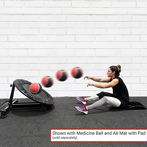 Valor Fitness Adjustable Medicine Ball Rebounder Trainer with Ball Storage, 8-Position Reaction Trainer for Sports Training, Physical Therapy, Reflex & Solo Workouts