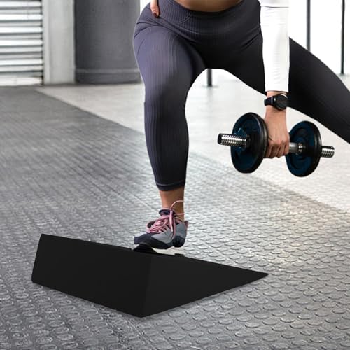 Fancyes Squat Wedge Block Foot Incline Board Training Equipment, EVA Foam Yoga Wedge Block, for Foot Stretching Tight Calves Exercise