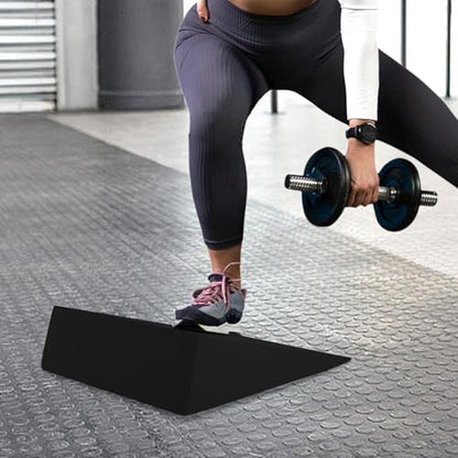 Fancyes Squat Wedge Block Foot Incline Board Training Equipment, EVA Foam Yoga Wedge Block, for Foot Stretching Tight Calves Exercise