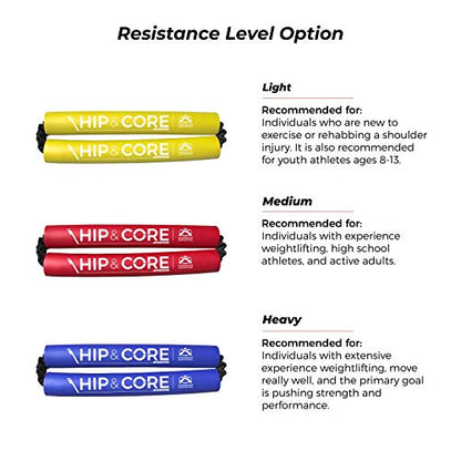 Crossover Symmetry Hip & Core System - Loop Resistance Home Workout Bands to Stretch and Strengthen Legs, Butt, Hips, Thighs and Glutes, Includes Online Exercise & Training Guide