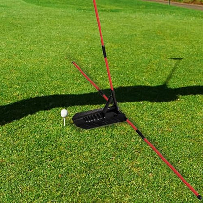 Compatible for Golf Alignment Rod Holder Practice Plate Swing Angle Posture Correction Trainer