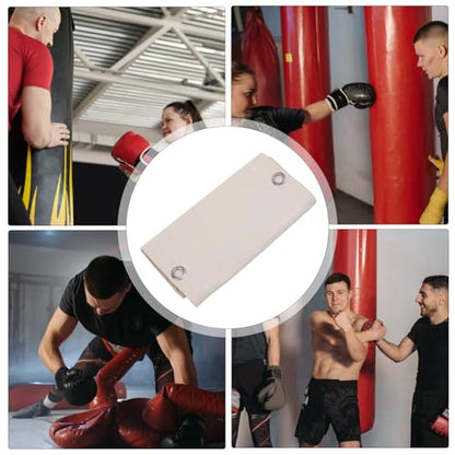 Toyvian Wall-Mounted Triplet Boxing Bag 110x40cm Empty Hanging Sandbag for Boxing Training, Fitness Workout, Martial Arts Punching Target