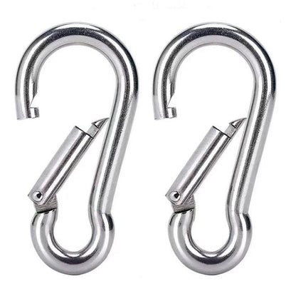 Detachable Pilates Bar Clip, Resistance Band for Stainless Steel Spring Snap Hook Carabiner