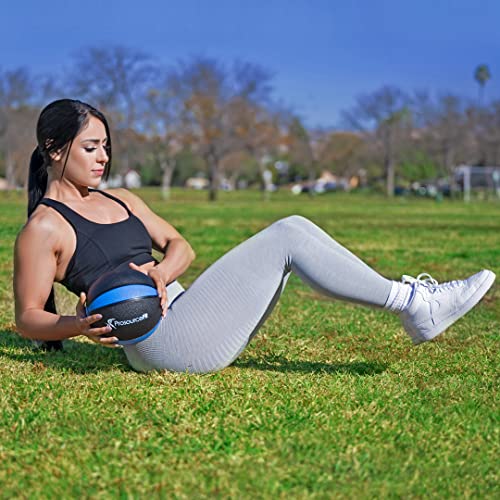 ProsourceFit Weighted Medicine Ball for Full Body Workouts - size: 4 lbs
