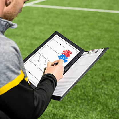 FORZA Magnetic Coaching Whiteboard Accessories | 0.5in Magnets for Coaching Folders, Durable High Strength Magnetic Strategy Markers for Sports Training and Game Planning
