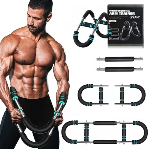 Twister Arm Trainer, 40-100lb Adjustable Chest Workout Equipment, Arm Trainer, Twister Arm Trainer, Portable Power Twister Bar, Detachable Design Fitness Anywhere - color: BLUE