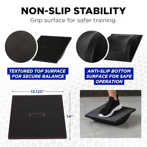 Theraband 23300 Rocker Balance Board for Rehab, Improved Posture, Balance and Stability Training - style: Rocker Board