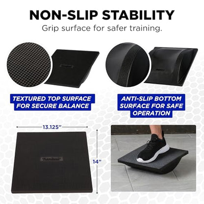 Theraband 23300 Rocker Balance Board for Rehab, Improved Posture, Balance and Stability Training - style: Rocker Board