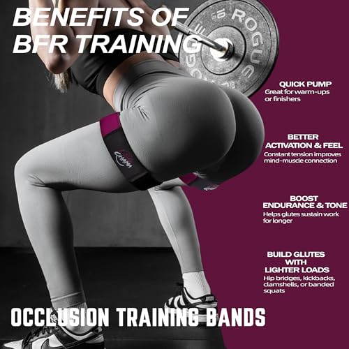 BFR Resistance Bands for Women, Glute Training Exercise Bands, Workout Fitness Equipment