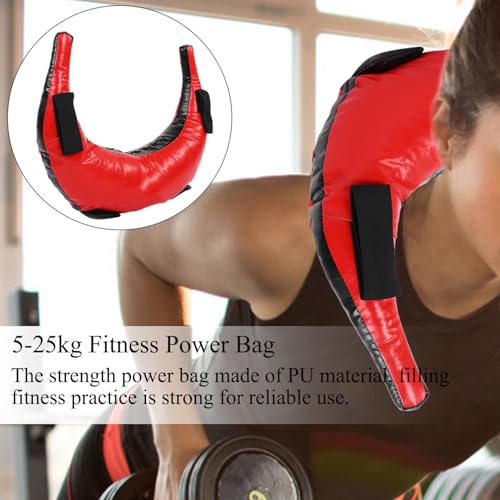 Strength Training Bag,5‑25kg Fitness Power Bag Fitness Power Bag Gym Cross Workout Training Sandbag Boxing Punching Sand Bag Empty Sandbag