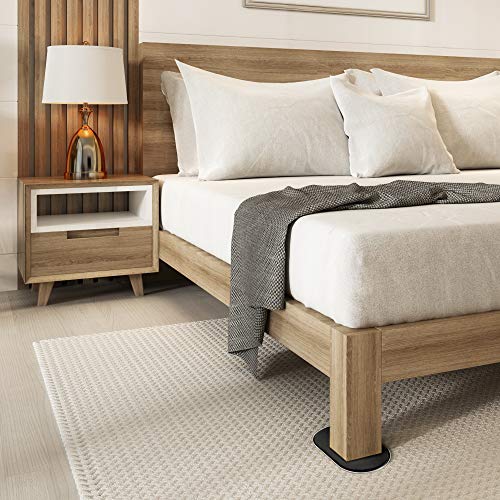 Super Sliders4744095N Reusable XL Heavy Furniture Sliders for Carpet- Quickly and Easily Move Any Item, 9-1/2" x 5-3/4' Gray (4 Pack)