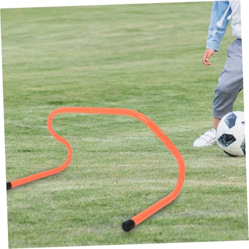 Toyvian 4pcs Plastic Speed Training Hurdles 15cm Agility Sports Hurdles for Football Soccer Track Footwork Ladder Training Equipment for Youth Outdoor Practice