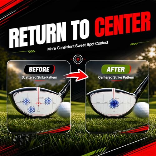 Golf Impact Tape, Golf Training Aid for Instant Impact Feedback - style: 150PC-Alignment Guide Right-Handed Stickers