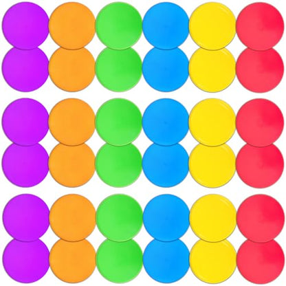 Poly Spot Markers 4 inch/9 inch Non-Slip Rubber Agility Training Markers Floor Dots Flat Field Cones for Football, Soccer, Basketball, School Exercise Drills, Dance Practice - style: 9 inch 36 Pcs (TPE)