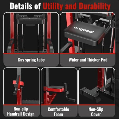 Pull Up Bar Power Tower Dip Station, 450LB Adjustable Home Gym Equipment - color: Black11