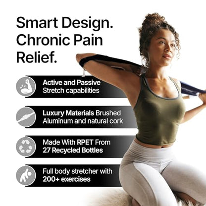 CastleFlexx Mobility and Full Body Strengthening Device - color: Black, size: Large 5'9 - 6'2