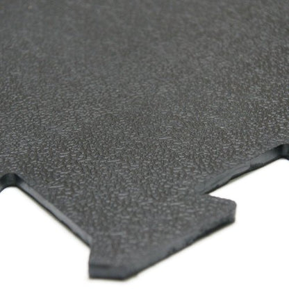 Rubber-Cal Armor Lock Interlocking Rubber Mat (4-Pack), Black, 3/8 x 24 x 24-Inch, Model: 03-212-WBK-4