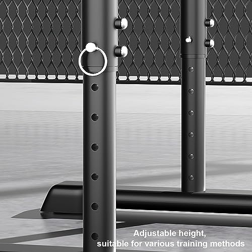 Dip Station Adjustable Dip Stand Heavy Duty Dip Bar, 550LBS Loading Capacity, Parallel Bars for Home and Gym Workout, Calisthenics, Strength Training