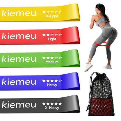 Mini Loop Resistance Bands for Working Out Legs, Elastic Stretch Bands for Exercise Loop Bands, Rubber Exercise Bands for Physical Therapy and Rehab, 6 cm Upgraded Version