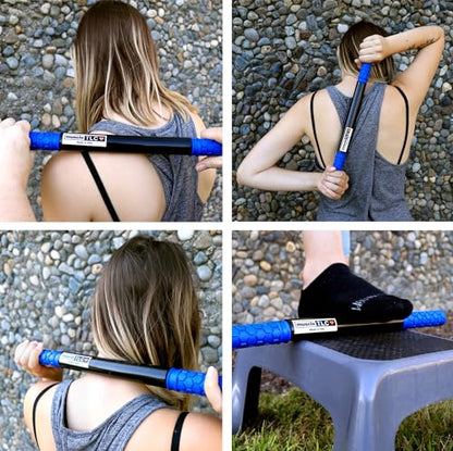 Muscle Roller Massage Stick. Made in USA. Great for Shoulder, Back and Legs Muscle Recovery, Help Relieve Muscle Tightness and Cramps, Relieve Muscle Pain
