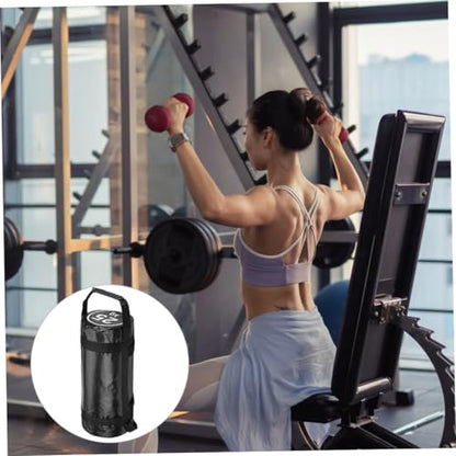 1 Set Fitness Workout sandbag Fitness sandbag Load sandbag Dynamic Load Exercises Sand Bag - color: Black, size: 60X23X23CM