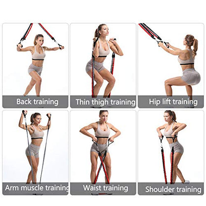 Resistance Band with Handle, Exercise Bands with Handles, Ideal for Strength Training, Muscle Toning, Physical Therapy