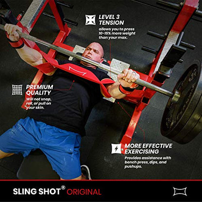 Sling Shot Mark Bell Original Exercise Resistance Band for Men and Women (Level 3)