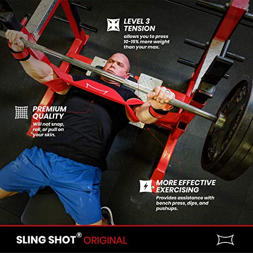Sling Shot Mark Bell Original Exercise Resistance Band for Men and Women (Level 3) - size: Medium