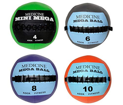 Ader Soft Mega Medicine Ball Set- 4,6,8,10,12,14,16,18,20,22,25 Lbs (11 Pieces)