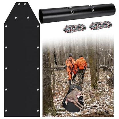 Heavy Duty Multi Purpose Utility Yard Sled for Firewood, Ice Fishing, Camping Gear, Tree Trimming, 73.2x23.2 Inch