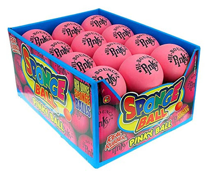 JA-RU Hi-Bounce Pinky Bouncy Ball for Kids (6 Pk) 976-6A - size: Small