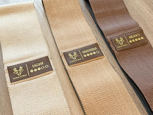 Resistance Loop Exercise Bands, 3 Set of Stretch Bands for Booty Legs, Pilates Bands, Resistance Bands for Fitness, Strength Training, Physical Therapy, Workout Bands for Women, Yoga Band