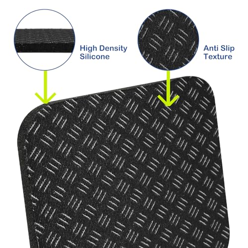 6 Pcs Walking Pad Mat, Treadmill Mat Pads, 4" x 4" x 0.2" Double-Sided Non-Slip Exercise Equipment Mat, High Density Silicone Anti Vibration Pad for Protect Floors, Noise Reduction - size: 4"x4"x0.2" (6PCS)